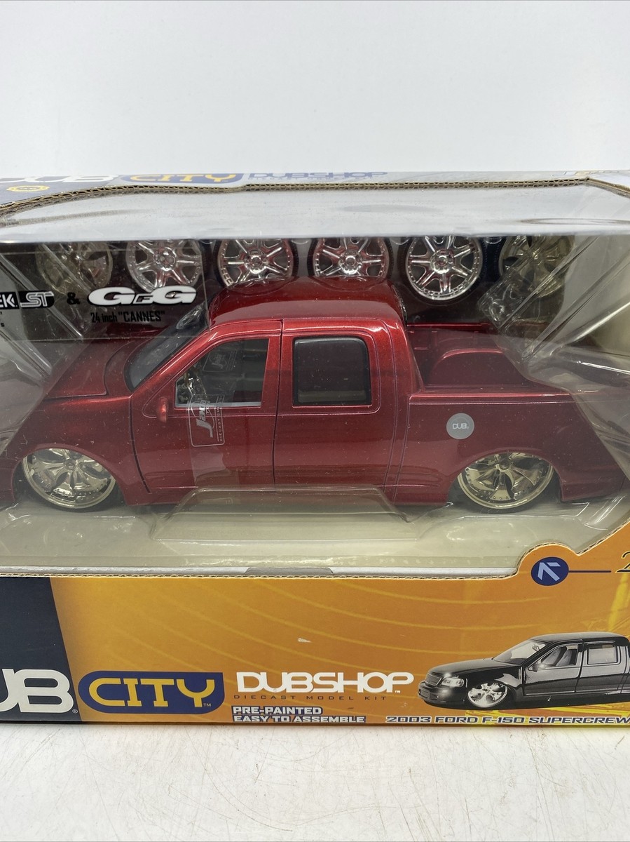 Jada Dub City 1/24 2003 Ford F-150 Super Crew Red | eBay
