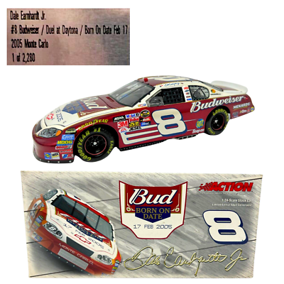 Action Nascar #8 Dale Earnhardt Jr. Born On Date (1 of 2,200#) 1