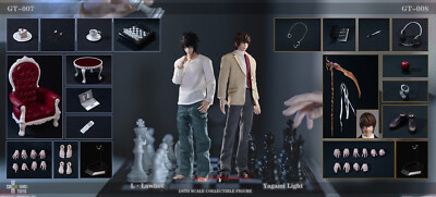 GAMETOYS 1/6 GT-007/008 L·Lawliet & Yagami Light 2 Figures DEATH