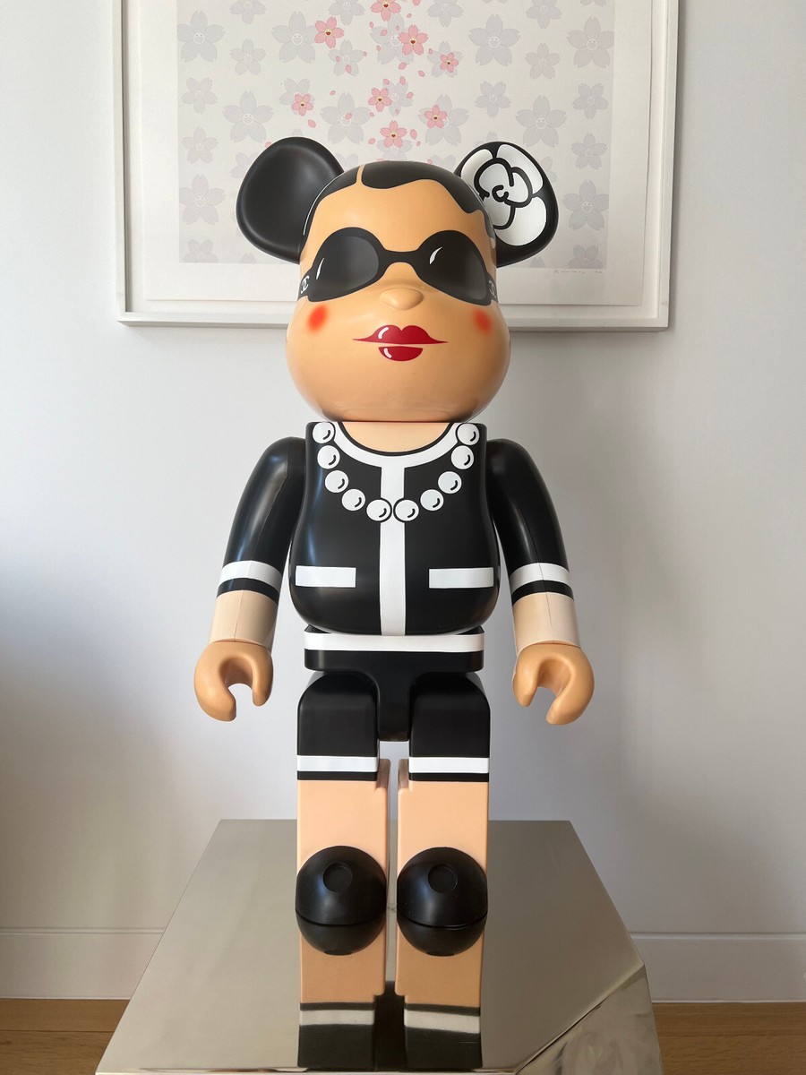 Chanel by Karl Lagerfeld Medicom Bearbrick 1000% Rare Collectors