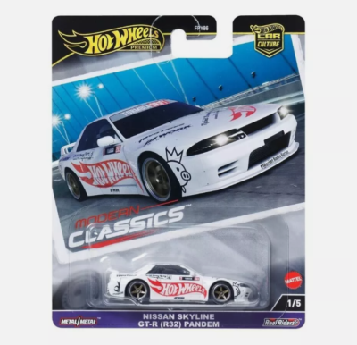 Hot Wheels Nissan Skyline GTR R32 Pandem Modern Classics FPY86-961