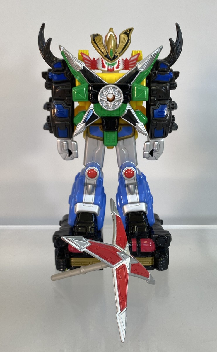 Power Rangers Ninja Storm Hurricane Megazord 6.5” Complete Samurai