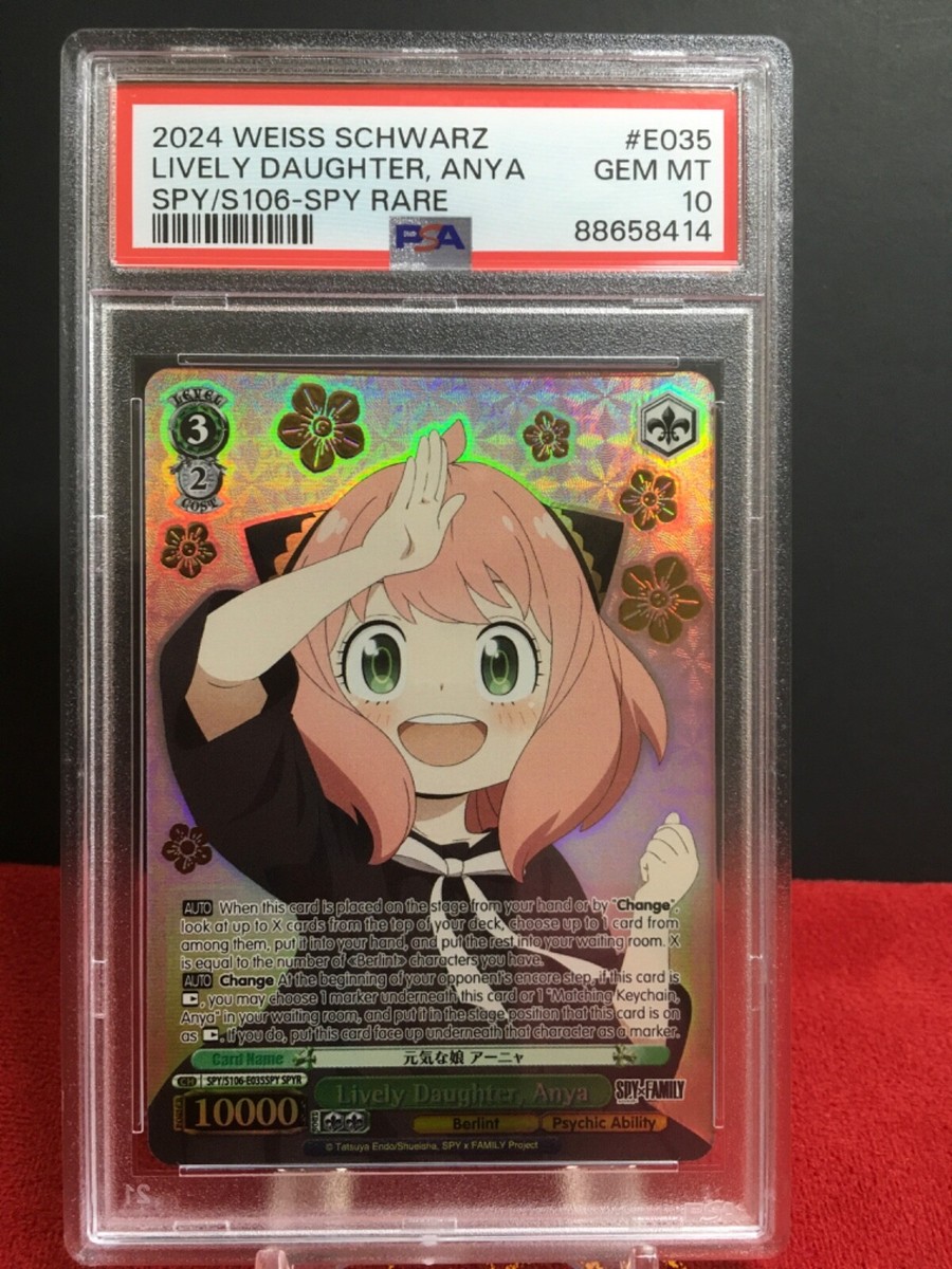 Weiss Schwarz Lively Daughter, Anya SPYR Spy X Family English PSA