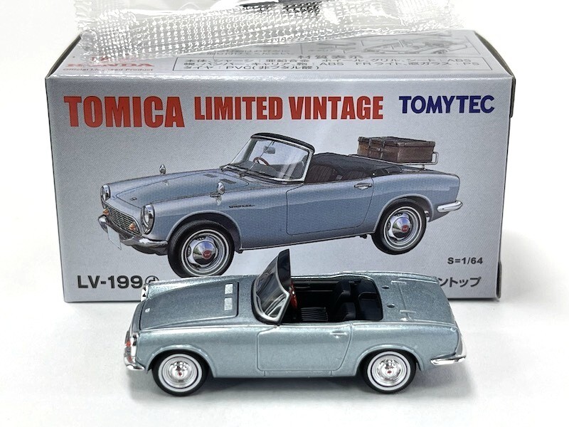 Tomica Limited Vintage NEO LV-199d Honda S600 Open Top Blue 1/64