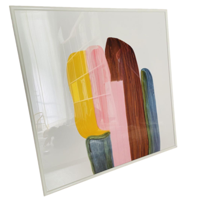 Ronan Bouroullec Drawing Poster No.8 Custom Framed Size H 26.5 x W