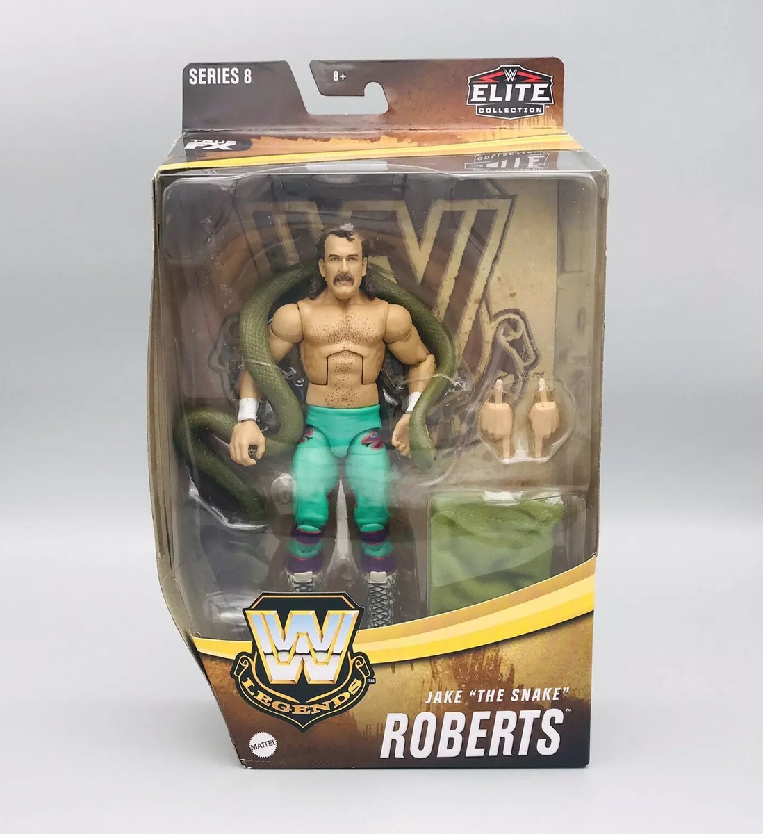 WWE Elite Jake The Snake Roberts CHASE Legends Series 8 Action