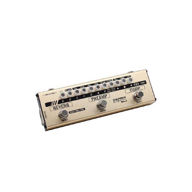 VALETON Dapper Acoustic Mini Guitar Effects Pedal for Compression