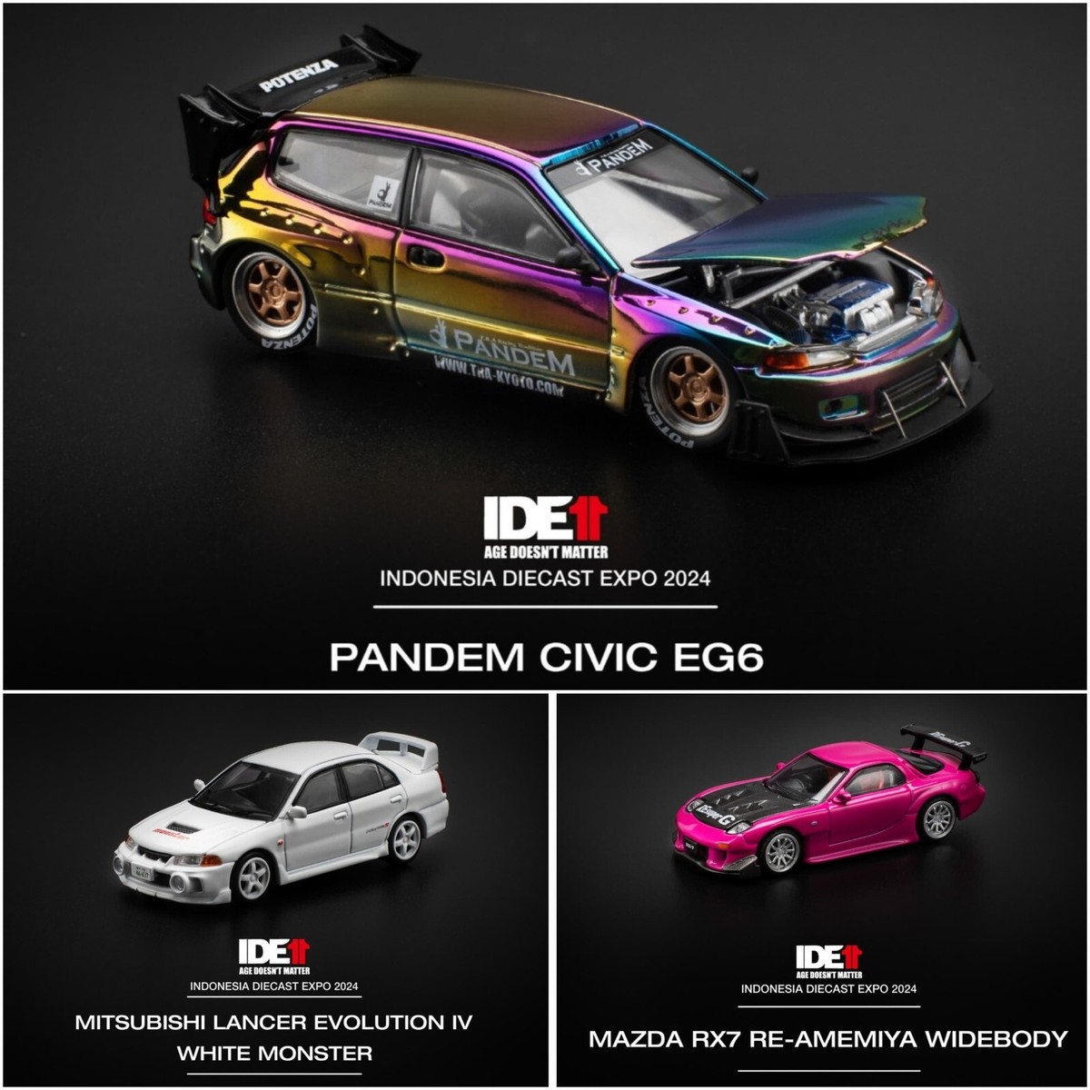 POP RACE INDONESIA DIECAST EXPO EVENT EDITION PANDEM CIVIC LANCER