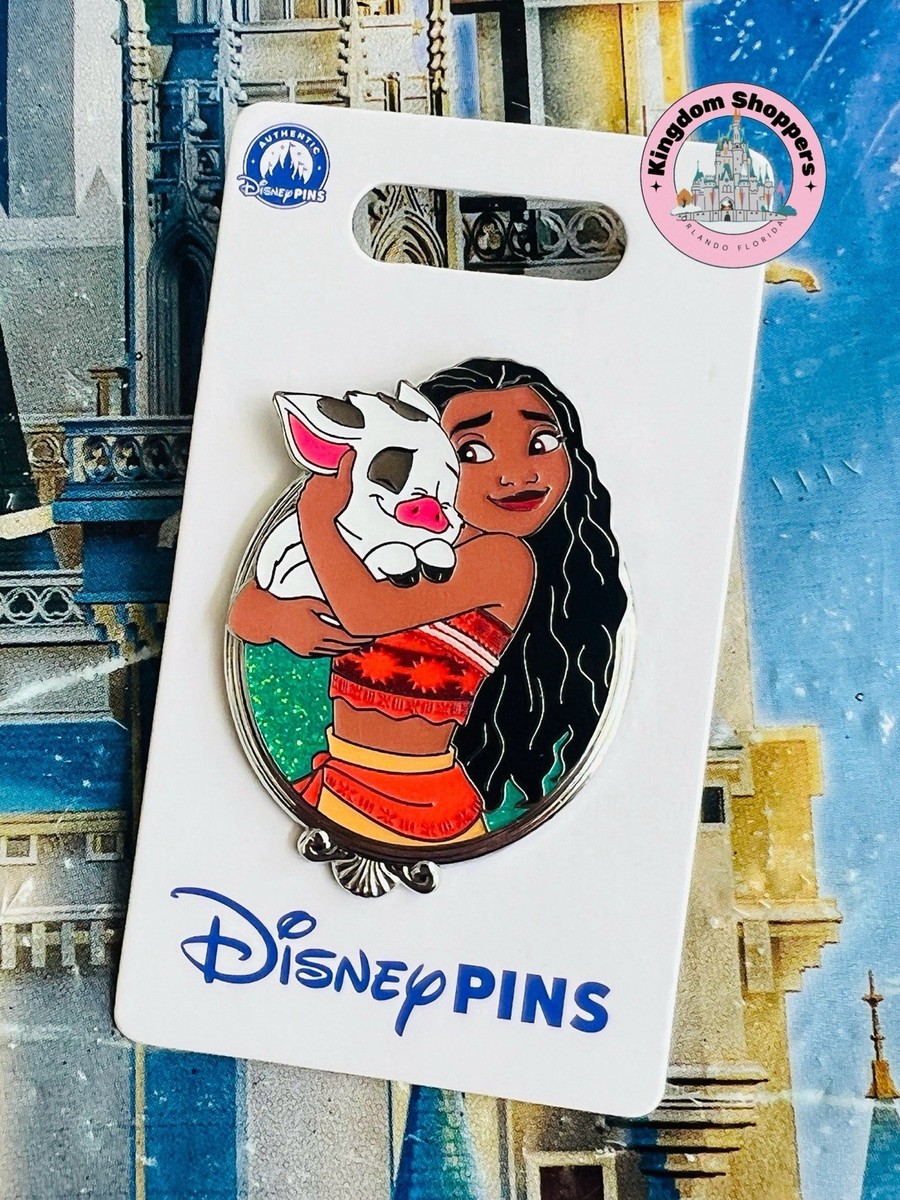2025 Disney Parks Princess Portrait Silver Frame Moana & Pua OE