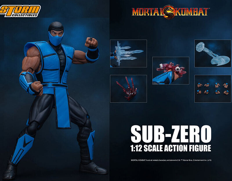 Official Storm Toys Mortal Combat 3 Sub-Zero MK3 1:12 Scale 6