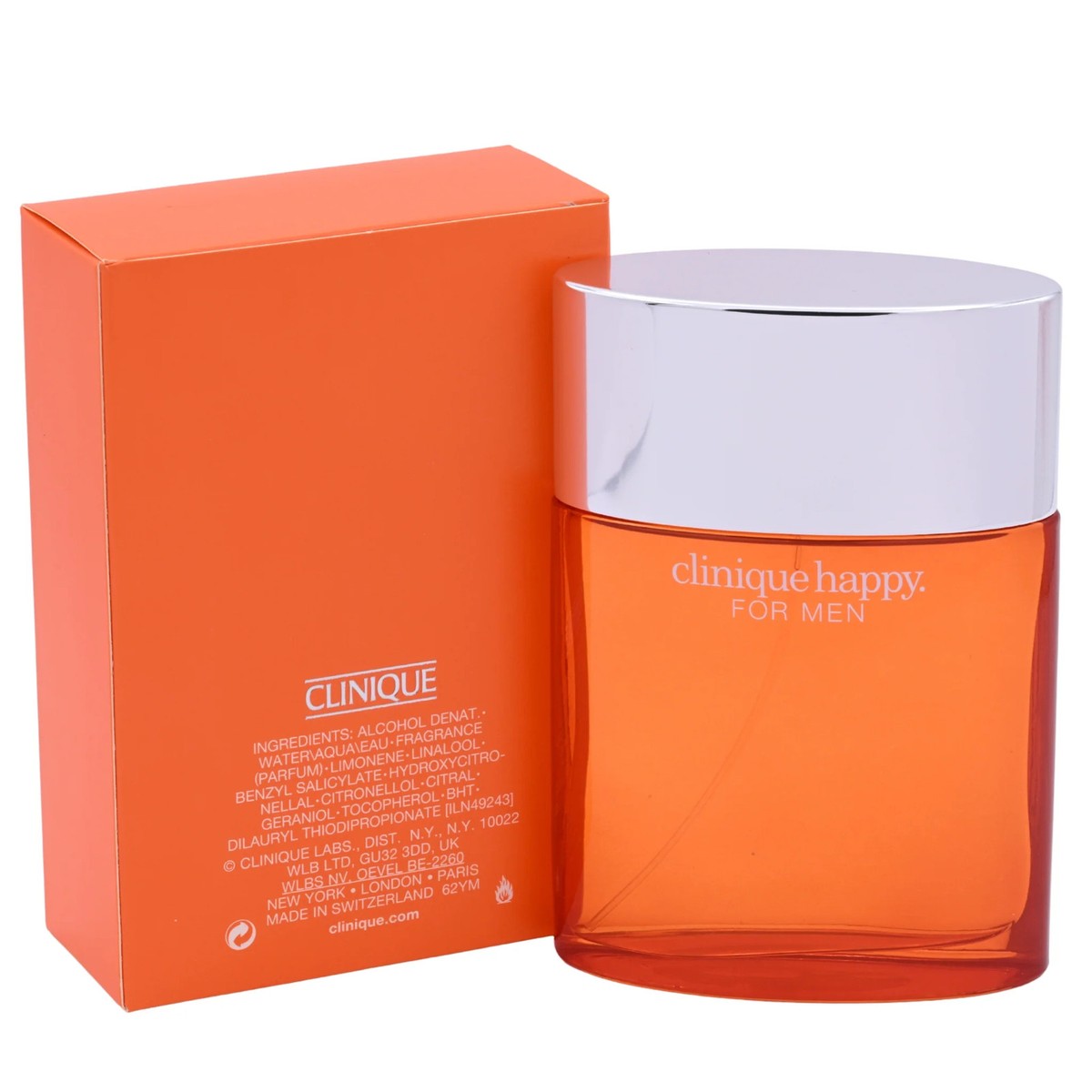 CLINIQUE HAPPY Pour Homme Cologne edt for Men 3.4 oz 3.3 New in