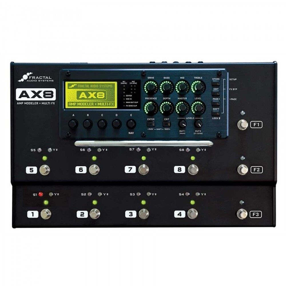Fractal Audio Systems AX8 Amp Modeler/Multi-FX Processor - Black