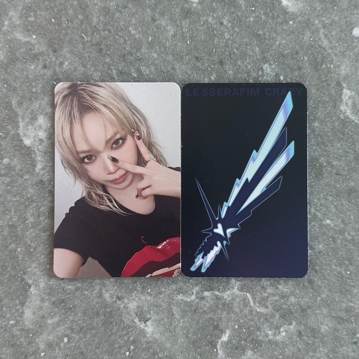 LE SSERAFIM] CRAZY / hello82 Exclusive Photocard POP-UP Chaewon | eBay