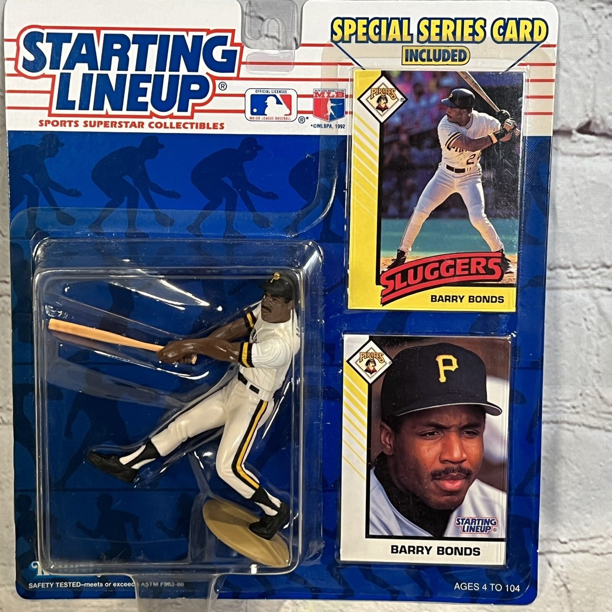 Vintage 1993 Kenner Starting Lineup Barry Bonds Pittsburgh Pirates