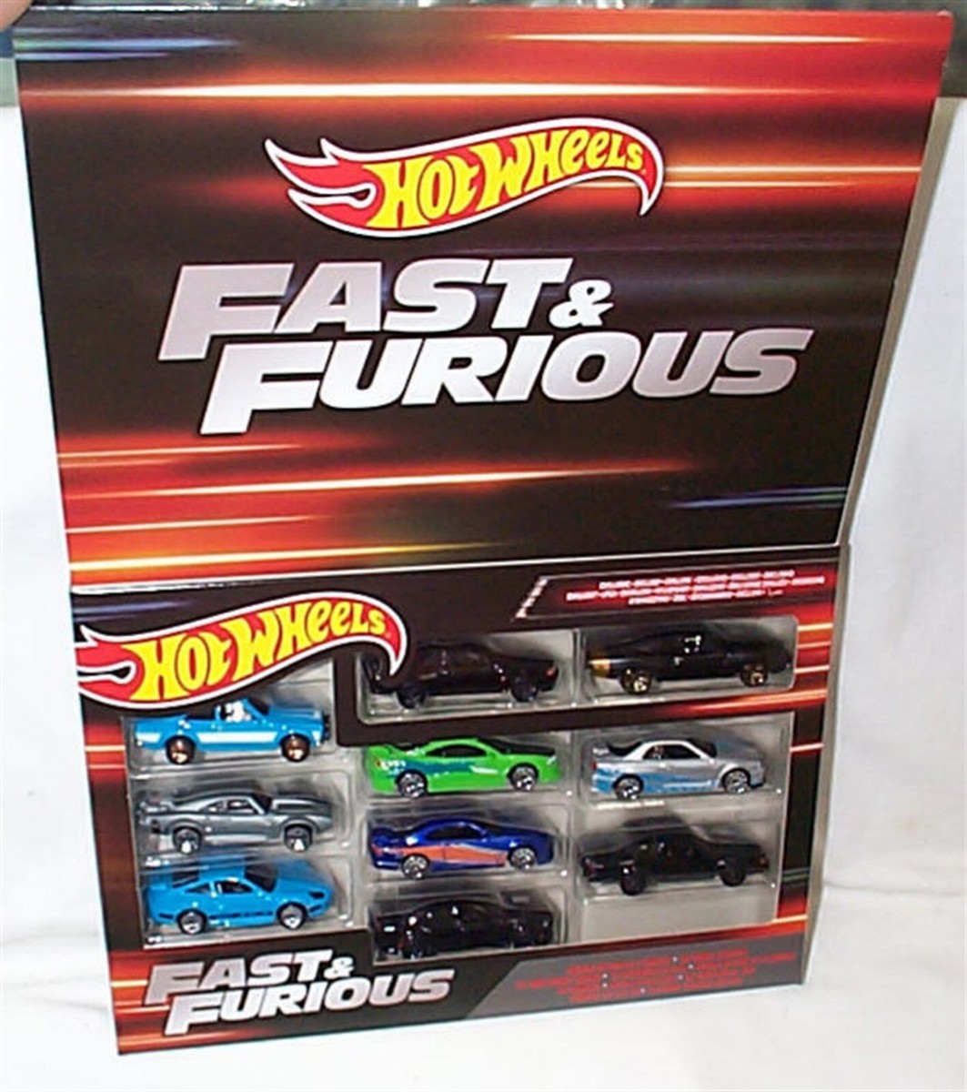 Hot Wheels Fast & Furious Set of 10 PREMIUM Pack Exclusive