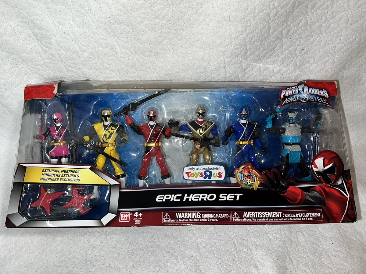 Power Rangers epic hero set Action 6-Pack Toys R Us Exclusive | eBay