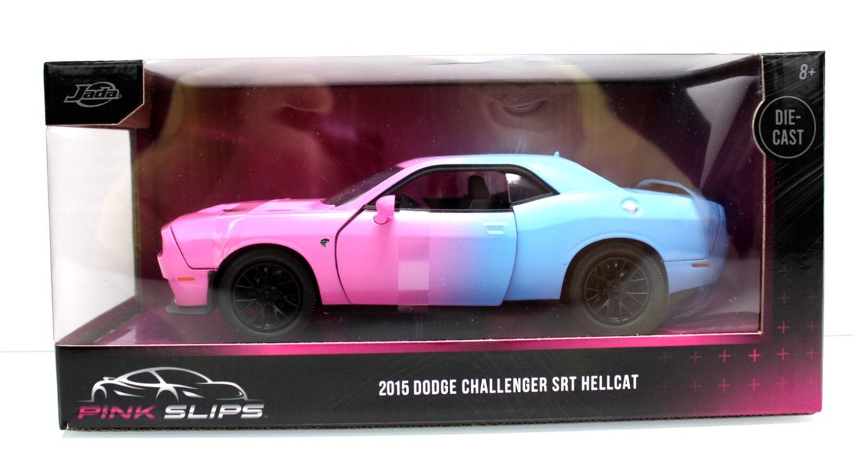Jada Pink Slips 2015 Dodge CHALLENGER SRT HELLCAT - 1:24 Pink
