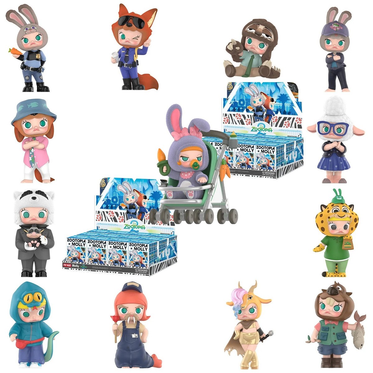 POP MART MOLLY x Zootopia Co-branded Series Confirm Figure Sealed