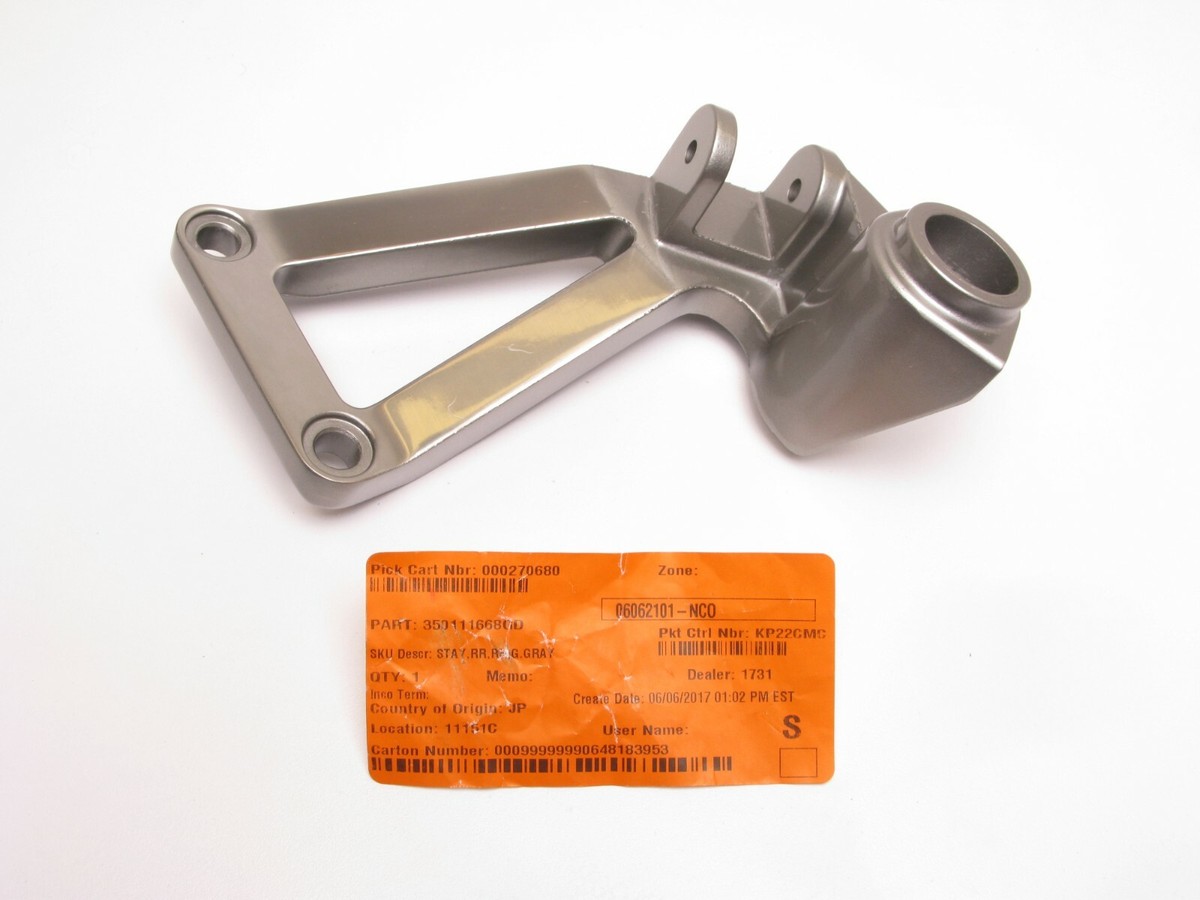 OEM Kawasaki 35011-1668 Gray Rear Right Stay Bracket Ninja ZX900