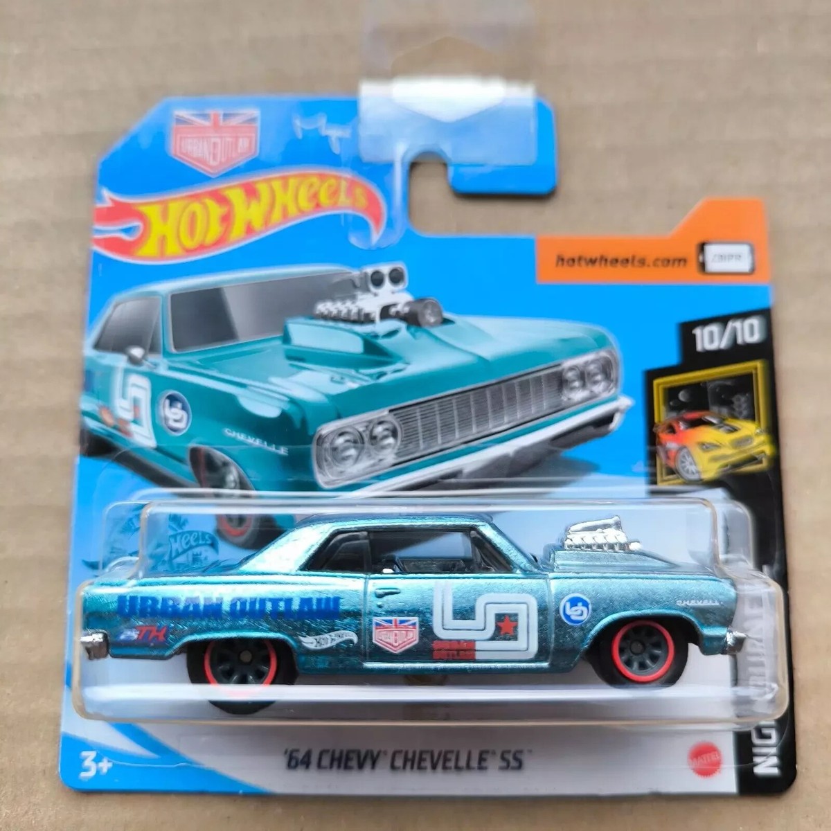 Hot Wheels SHORT CARD 2020 64 CHEVY CHEVELLE SS STH SUPER TREASURE