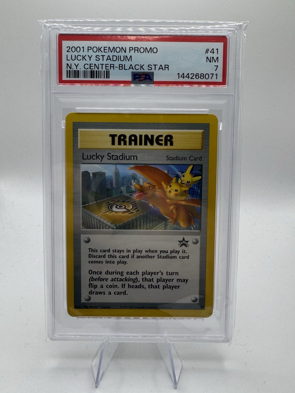 Lucky Stadium 2001 Wizards Black Star Promo #41 New York Pokemon