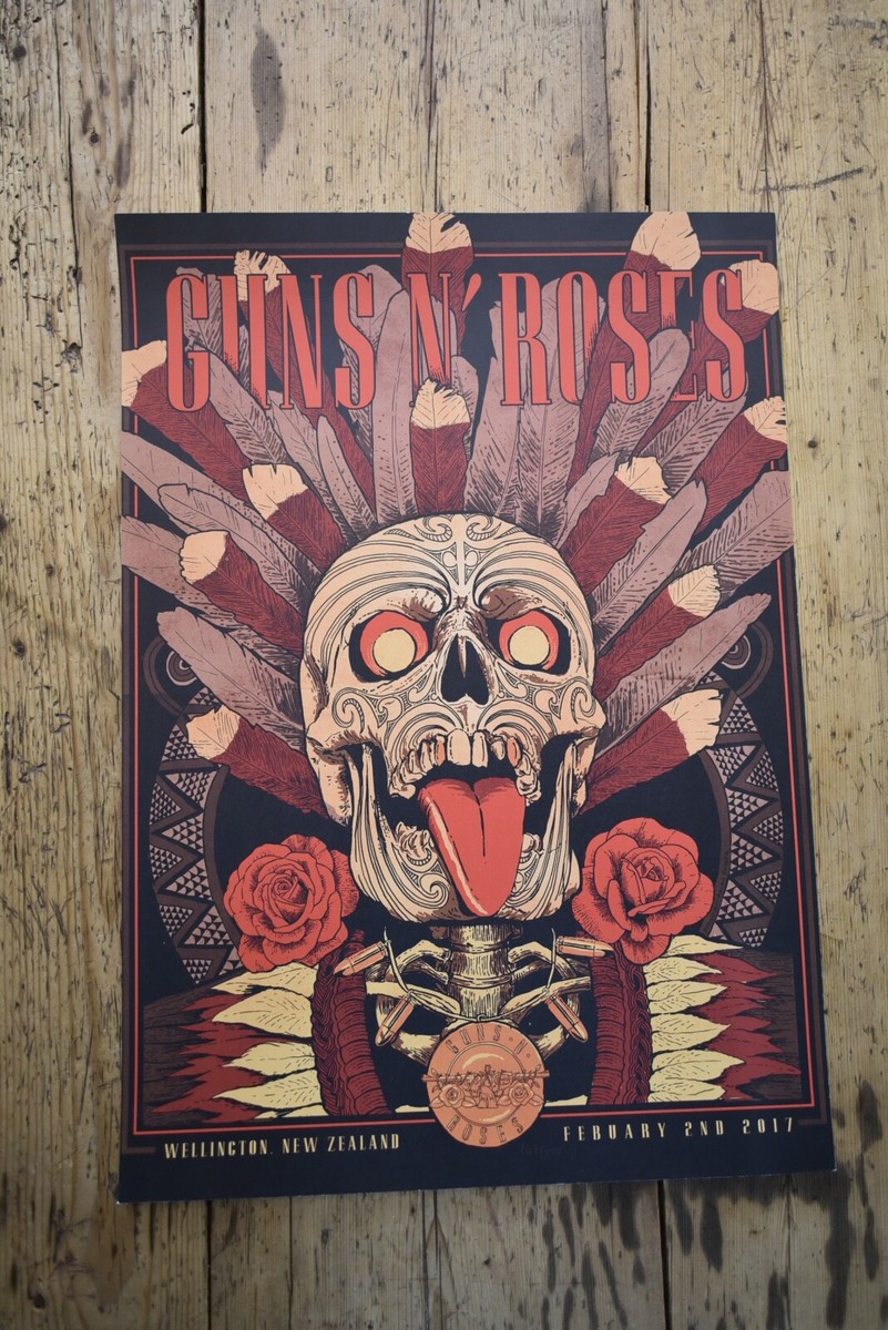 200枚限定 Guns N' Roses ガンズアンドローゼズ リトグラフ
