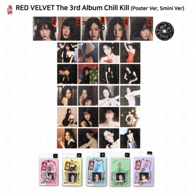 NO PHOTOCARD] Red Velvet The 3rd Album Chill Kill Poster Ver album