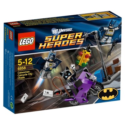 6858 CATWOMAN CATCYCLE CITY CHASE lego legos set NEW DC super
