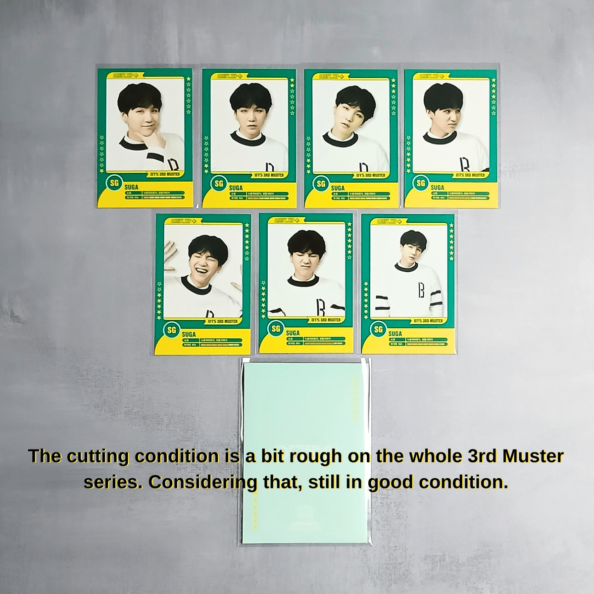 BTS 3rd Muster Seoul ARMY Zip+ Official Player Card Set - Suga