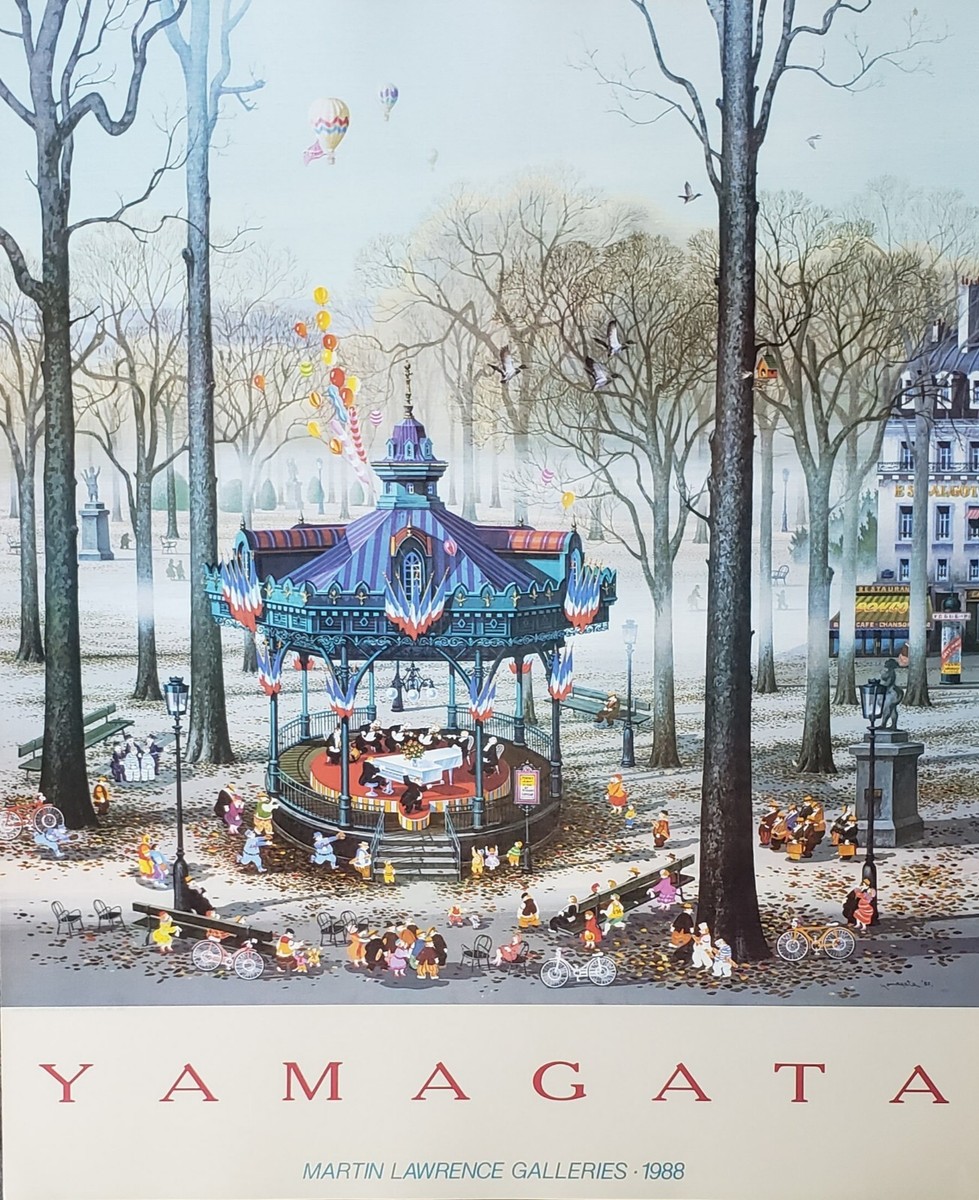Hiro Yamagata Martin Lawrence Galleries 1988 Original Art