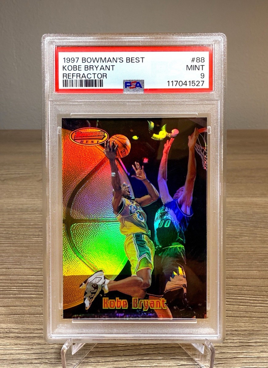 1997 BOWMAN'S BEST KOBE BRYANT REFRACTOR #88 - PSA 9 | eBay