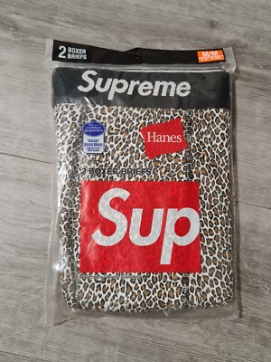 Supreme Hanes Boxer Purple/Pink/Olive/Leopard/Camo/White-Black