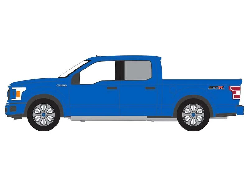 2020 Ford F-150 XL with STX Package - Blue 1:64 Scale Model