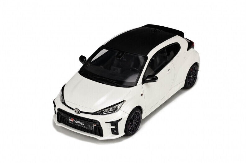 1/18 Toyota Yaris GR 2021 (White Pearl) Resin Model Car by Otto
