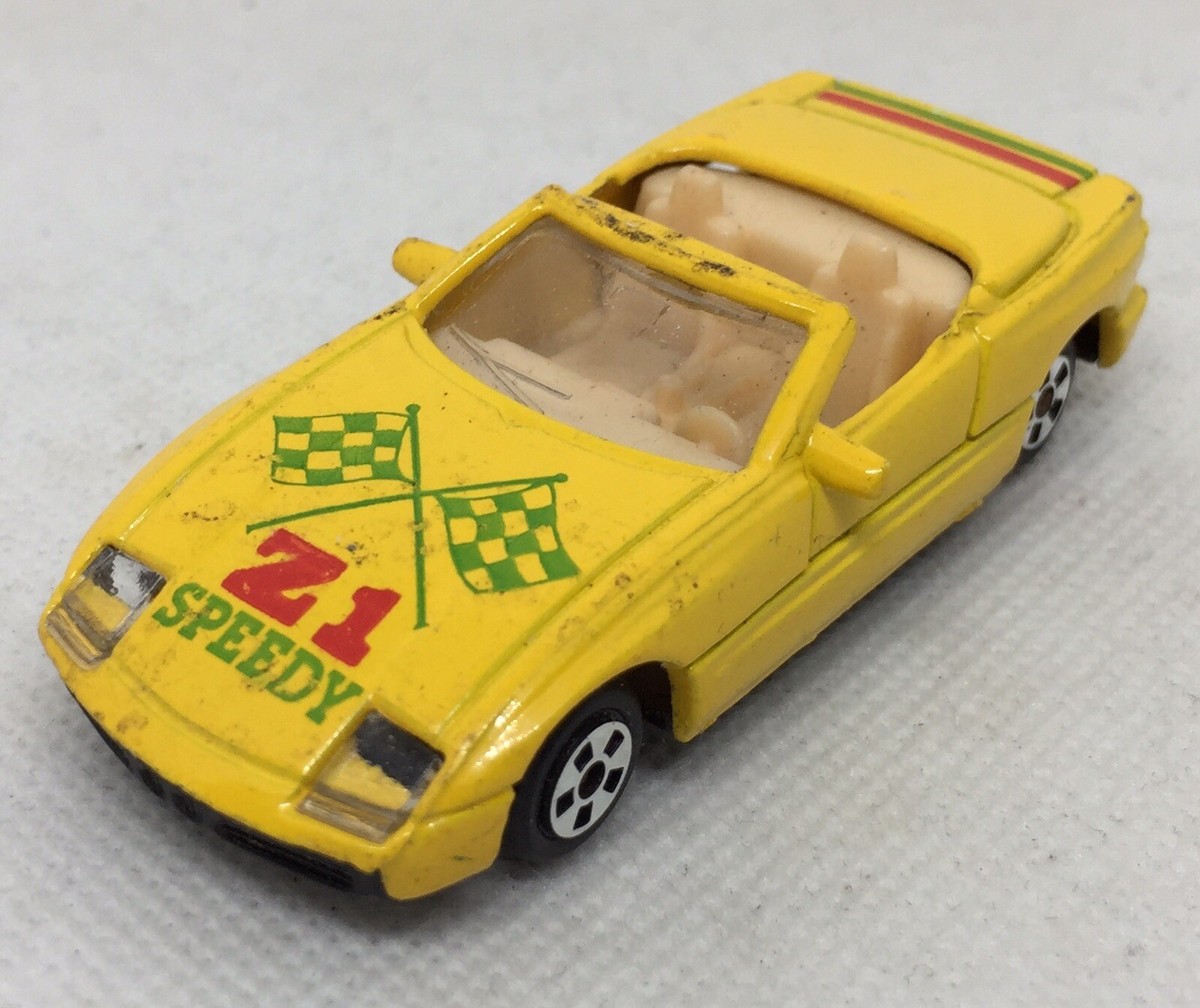 Vintage Summer Marz Karz Yellow BMW Z1 Speedy Loose Diecast 1:64