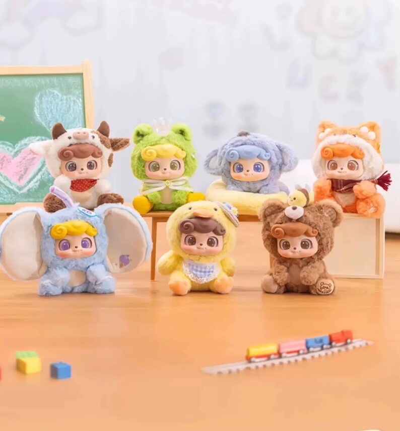JOTOYS Q.kid Animal Preschool Series Blind Box Vinyl Plush Doll