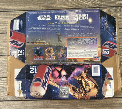 Vintage 1997 Pepsi Star Wars The Star Wars Trilogy Yoda Darth