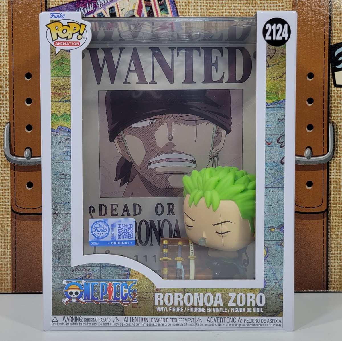 Funko Pop! Roronoa Zoro Wanted Poster #2124 One Piece Exclusive | eBay