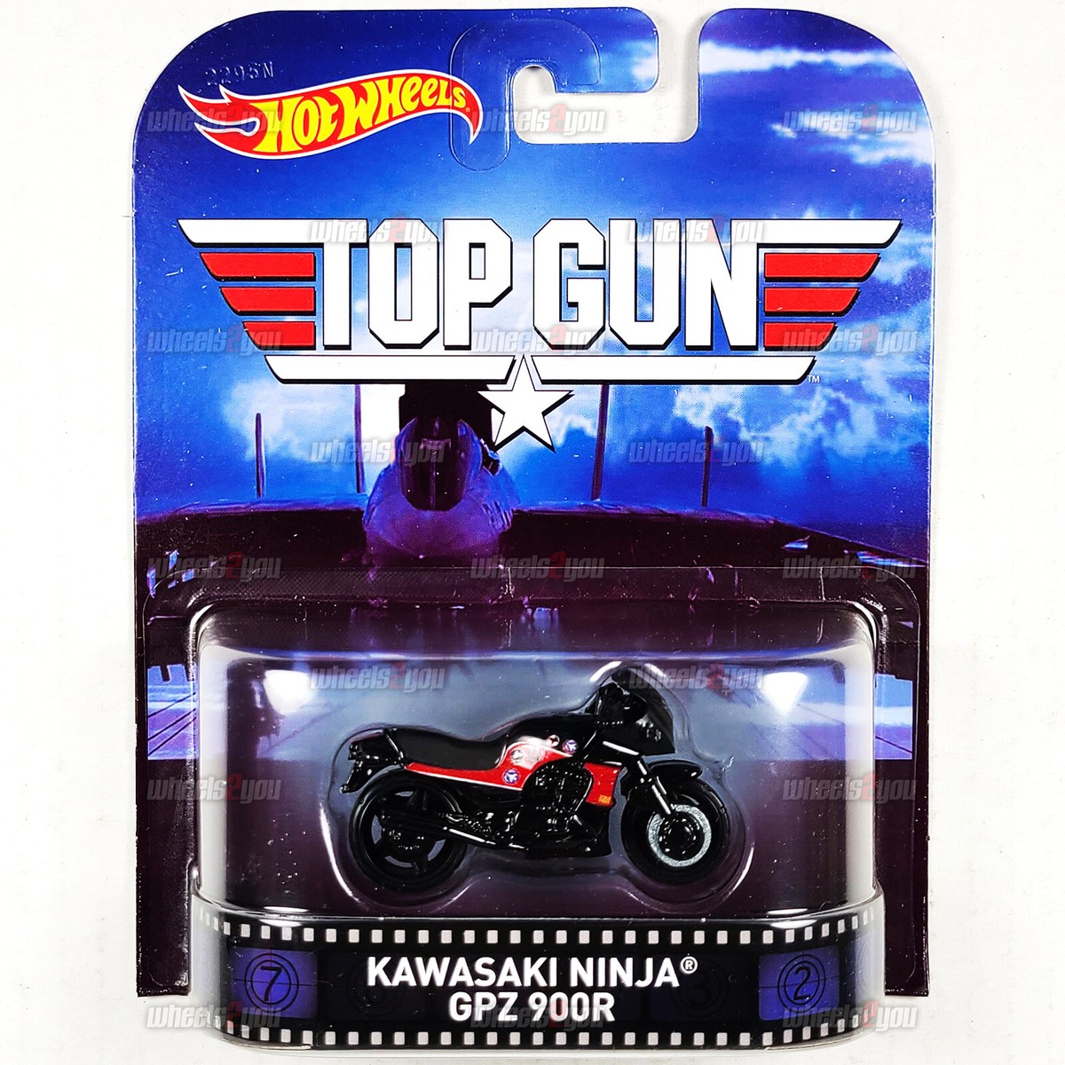 Hot Wheels - KAWASAKI NINJA GPZ 900R Top Gun - Retro Entertainment