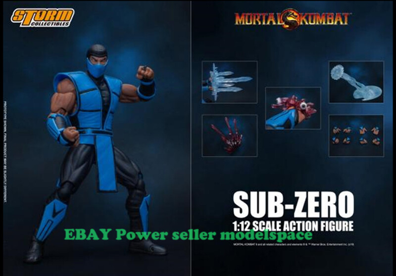 1/12 Scale Storm Toys Mortal Kombat Sub Zero Action Figure IN