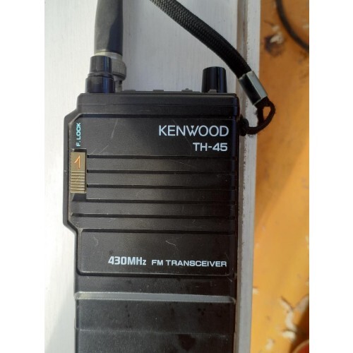 Kenwood TH-45 Transceiver Ham radio Black color 430Mhs 1W