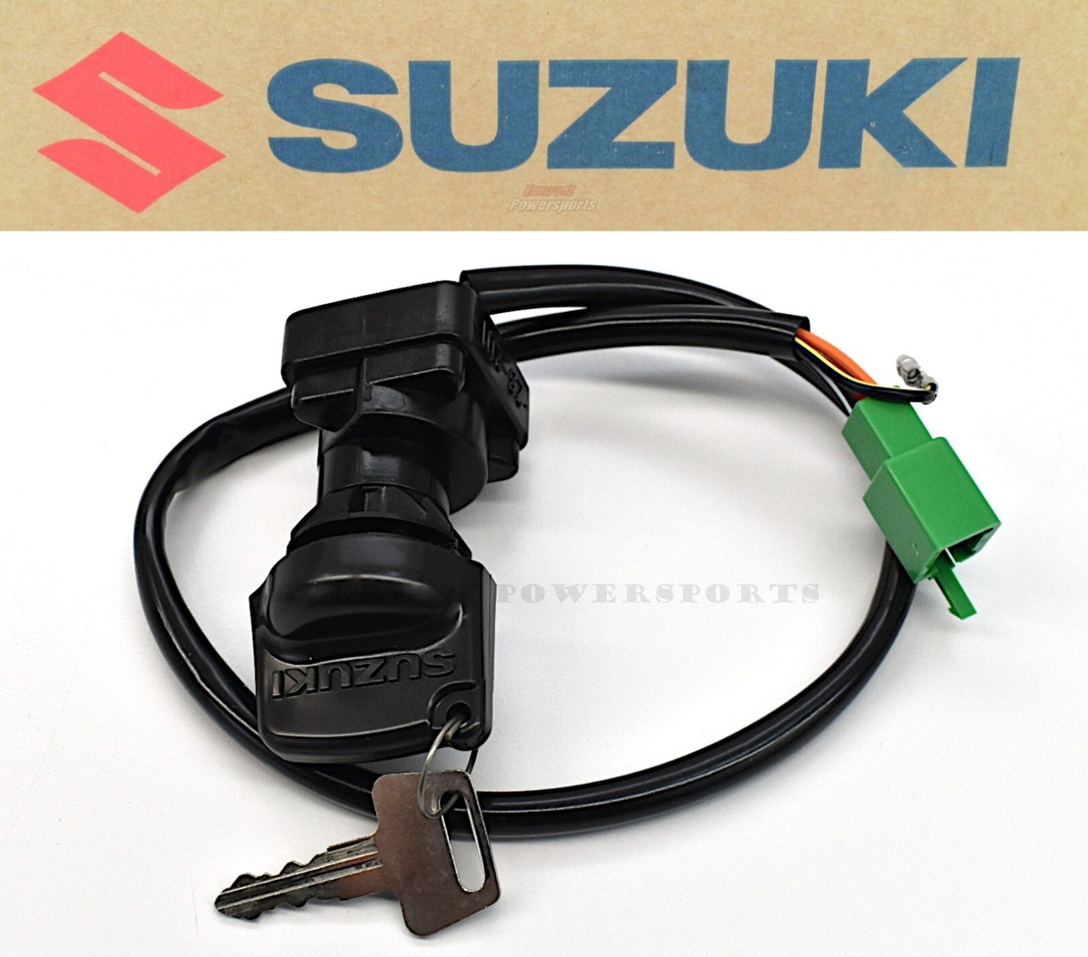 Ignition Key Switch Assembly LT80 LT-Z50/Z 87-21 OEM Suzuki 37110