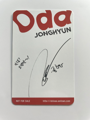SHINee Jonghyun Odd A B ver. Official Photocard 4th Full Album