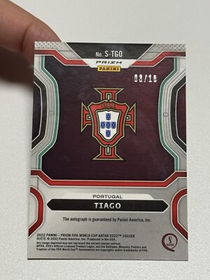 2022 Panini Prizm World Cup Qatar - Gold Prizm /10 True Gold