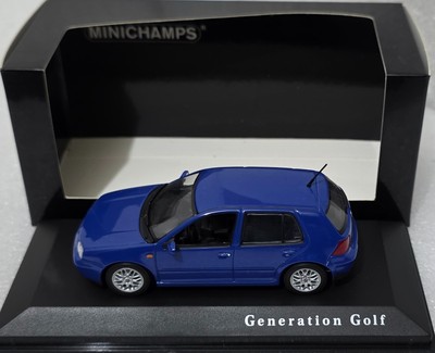 Volkswagen VW Golf 4 IV GTI Blue 1997 1:43 Minichamps EXTREMELY