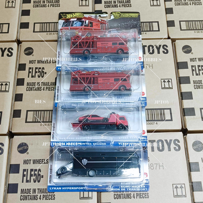 Hot Wheels Team Transport Mix H Set of 4, Ferrari, Toyota AE86 | eBay