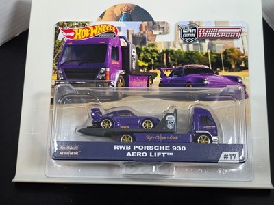 Hot Wheels Team Transport - RWB Porsche 930 w/ Aero Lift - NEW