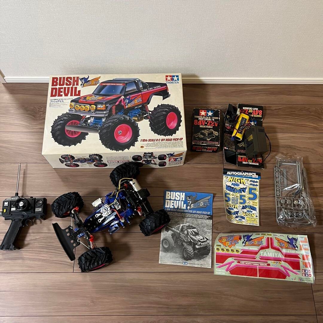 Tamiya Bush Devil 1/10 Electric RC Car 2.4GHz Off-Road with Remote