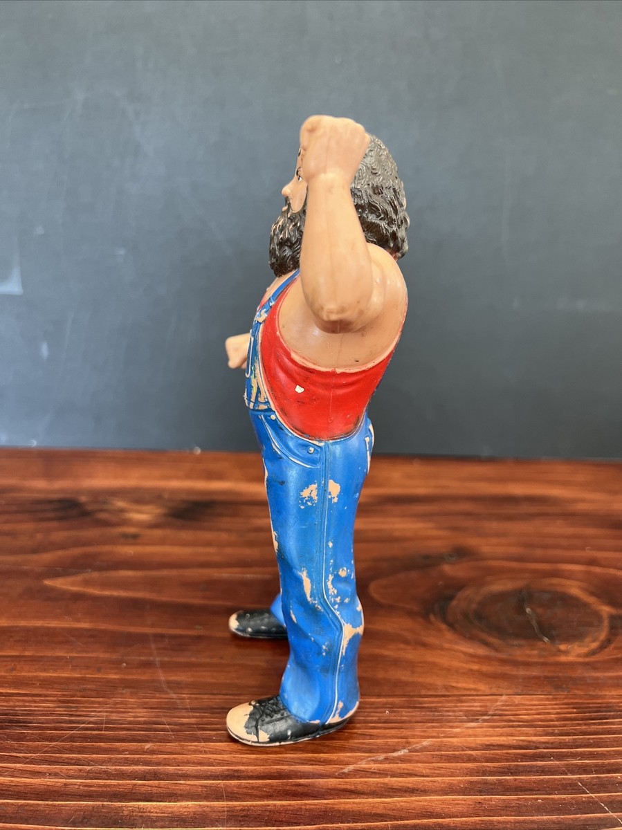 Hillbilly Jim Action Figure Rubbery Toy Titan Sports 1984