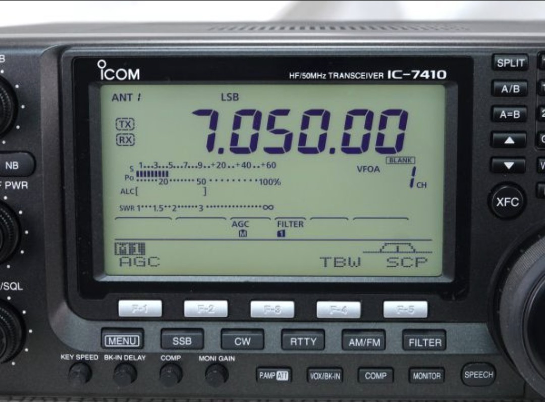 ICOM IC-7410 Mars Mods HF/50MHz ALL MODE 100W 27MHz OK | eBay